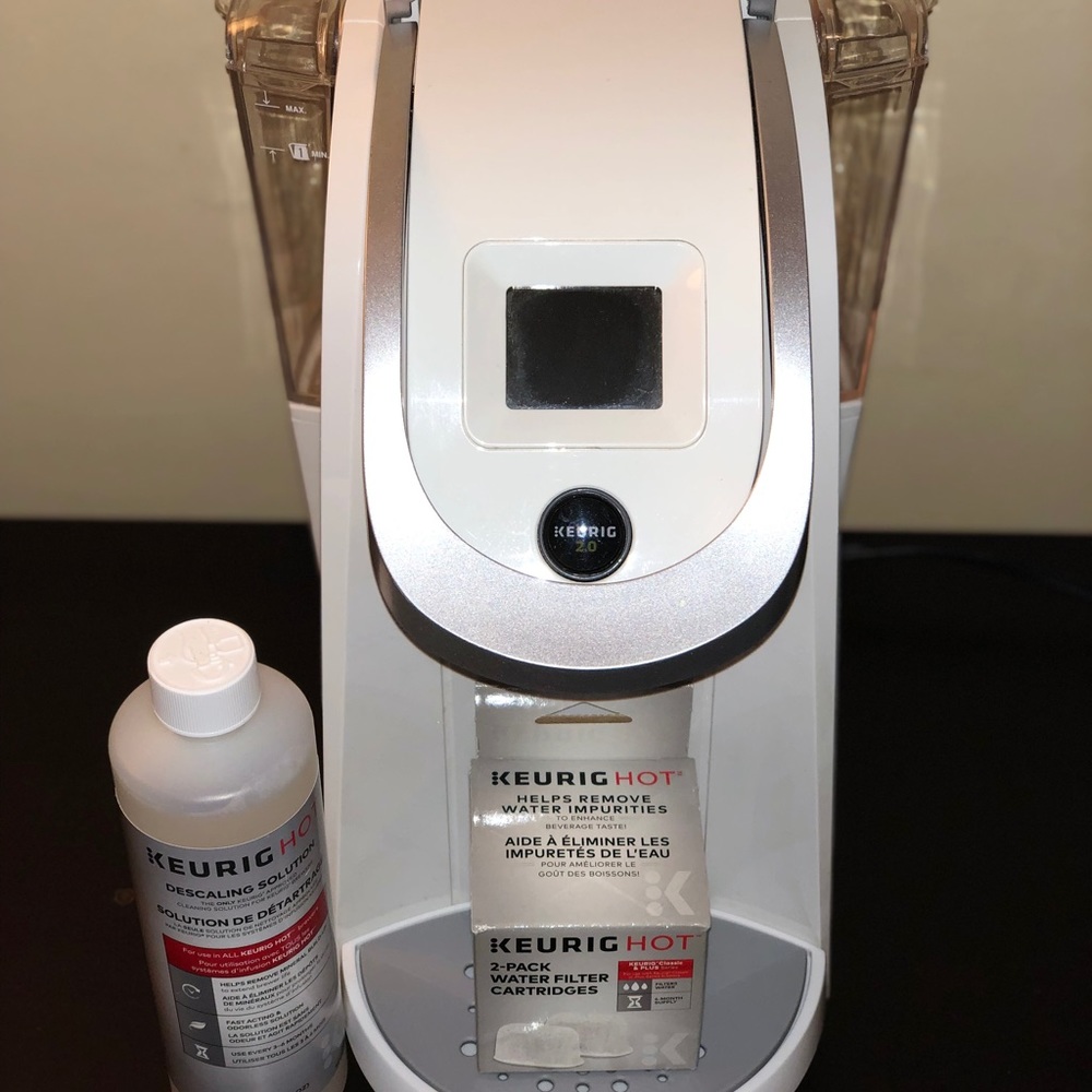 Keurig Coffee Maker + Supplies